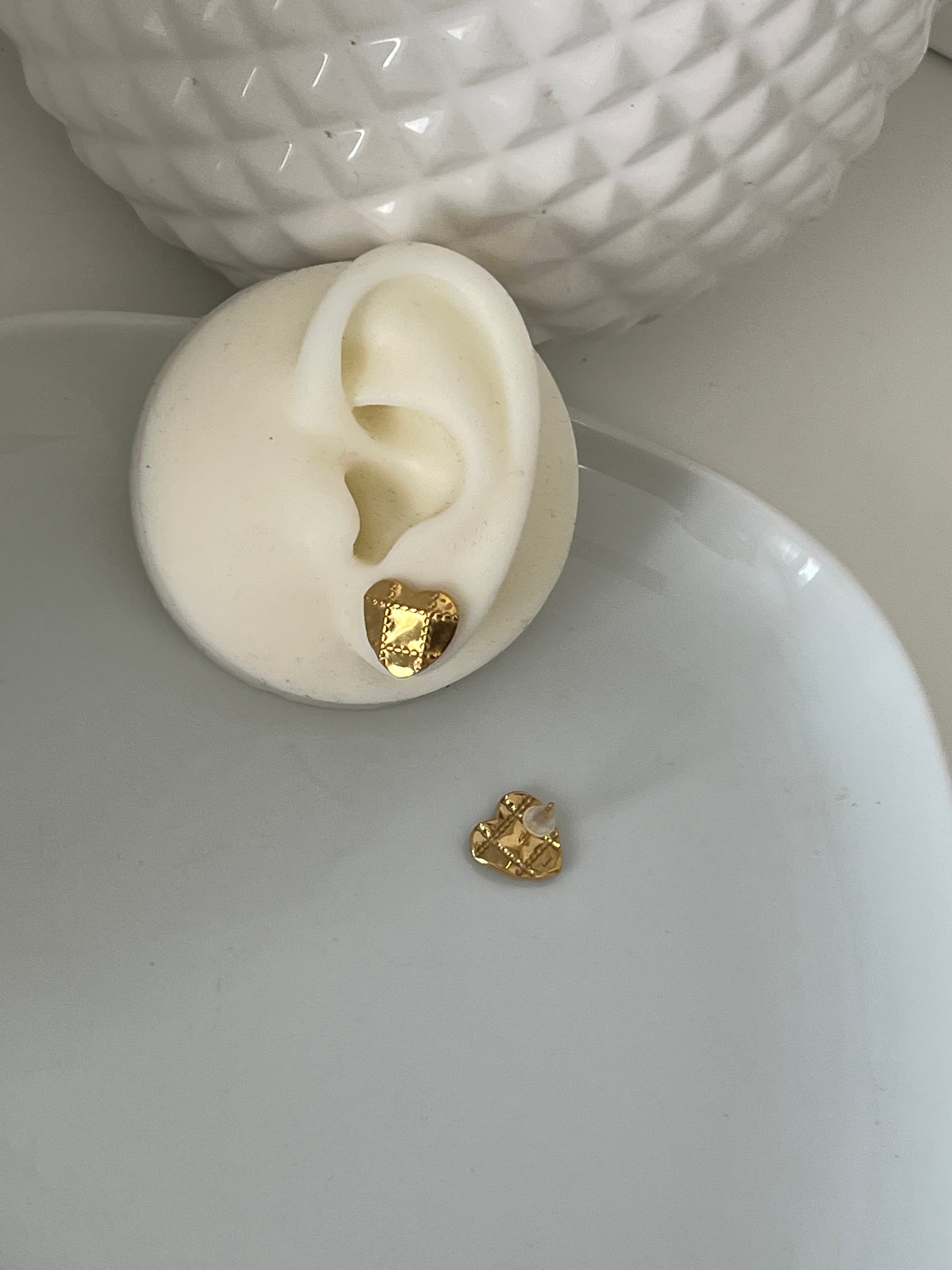 Boucles d’oreilles Martelée