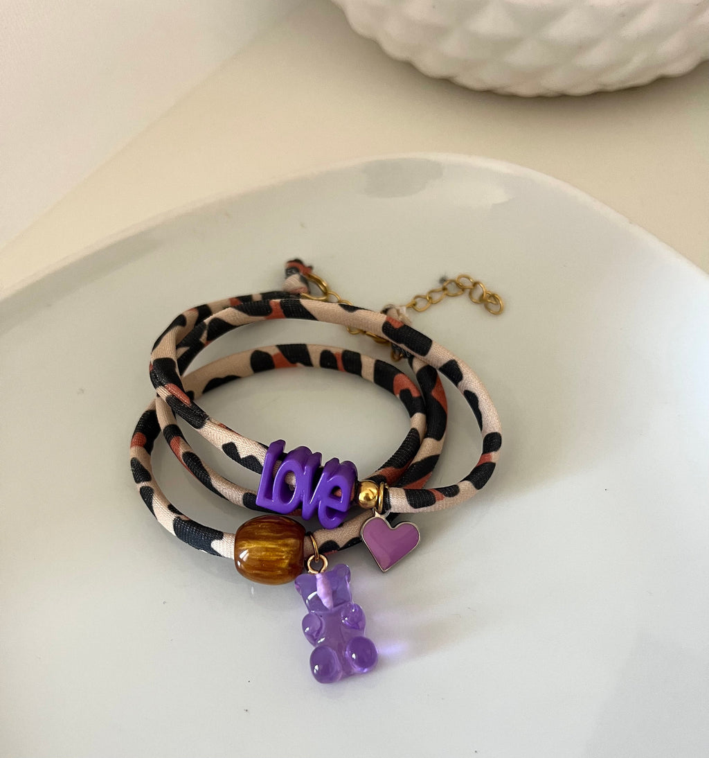 Bracelet Styl Triple Violet